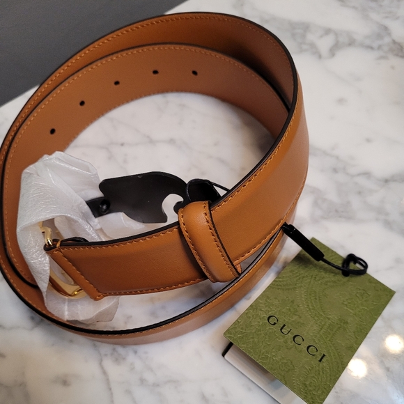 Gucci Ciny Lux belt Blondie cognac sz 85 **Read Details ** - Picture 2 of 13